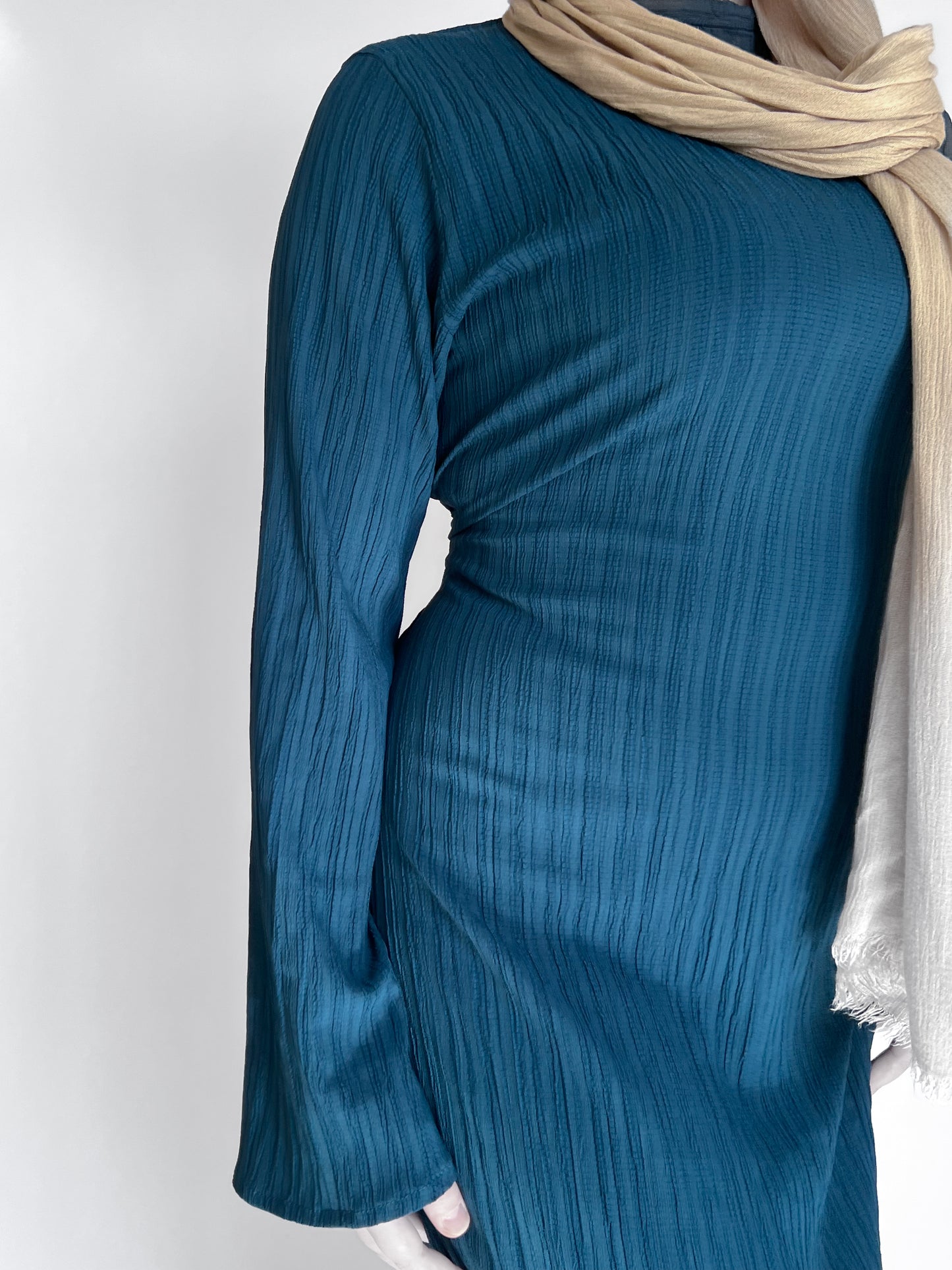 Teal basic summer dress