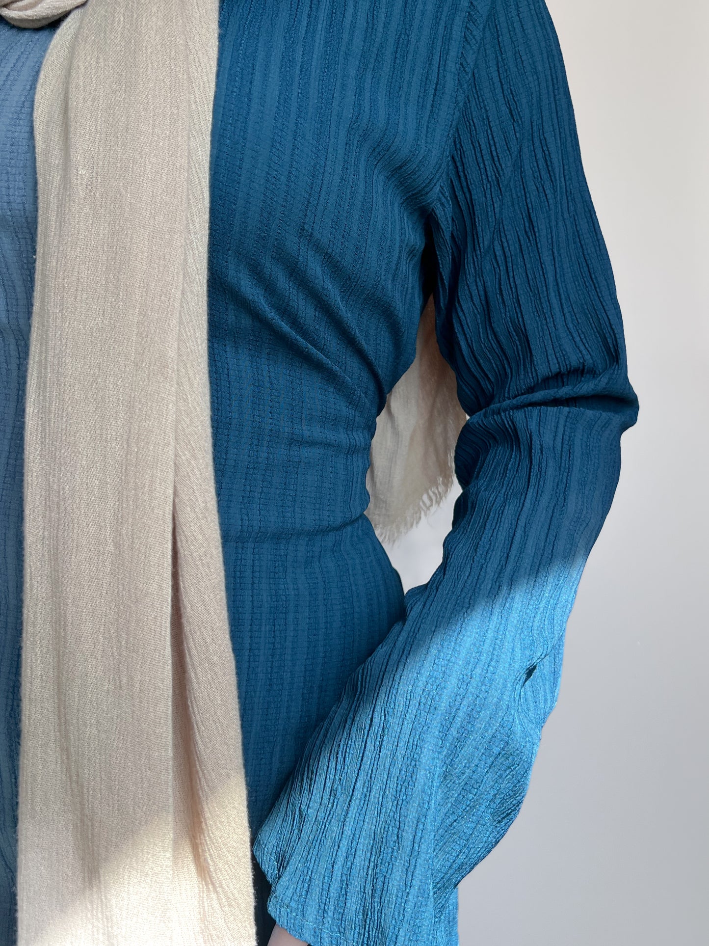 Teal basic summer dress