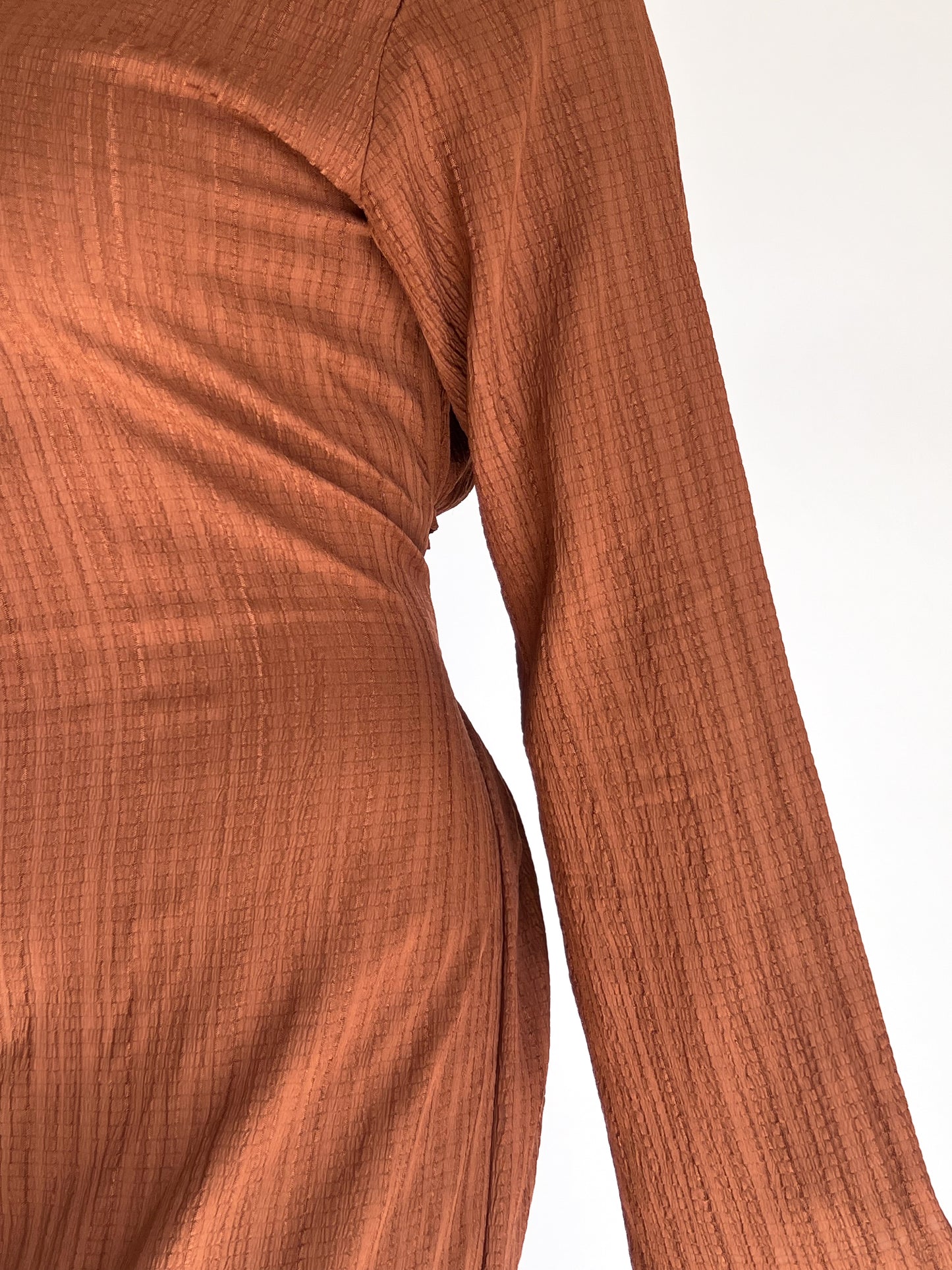 Brown basic summer dress