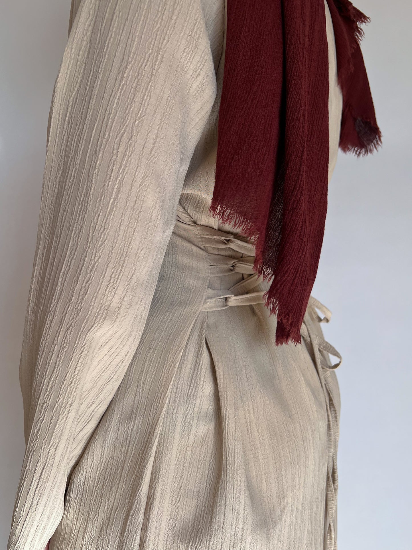 Biege basic summer dress